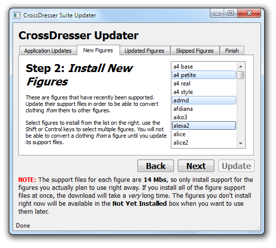 CrossDresser Updater Step 2
